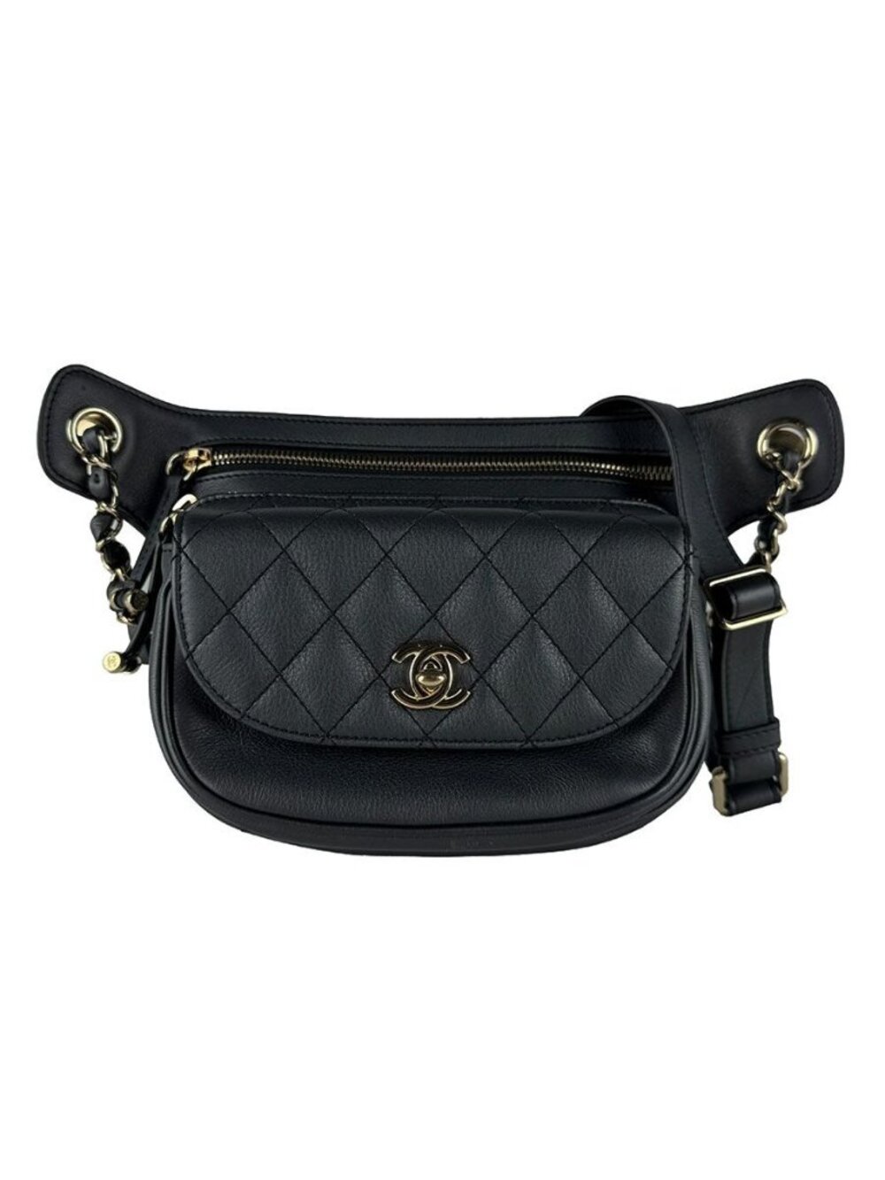 Chanel Shoulder Bag Gray